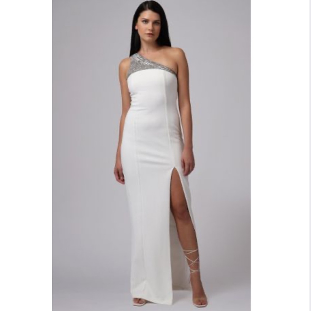 Jay Godfrey Sacramento One Shoulder Gown